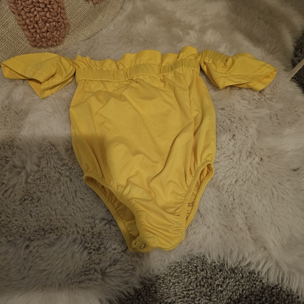 Bailey's Blossom off the shoulder adorable onsie worn once